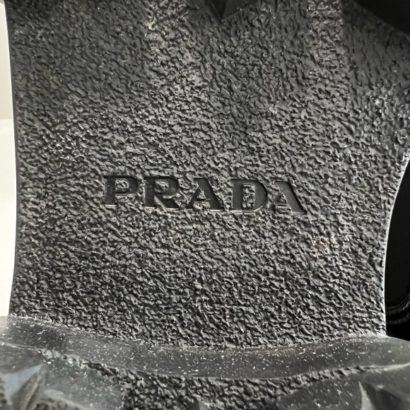PRADA Monolith brushed leather Chelsea boots - Picture 13 of 13